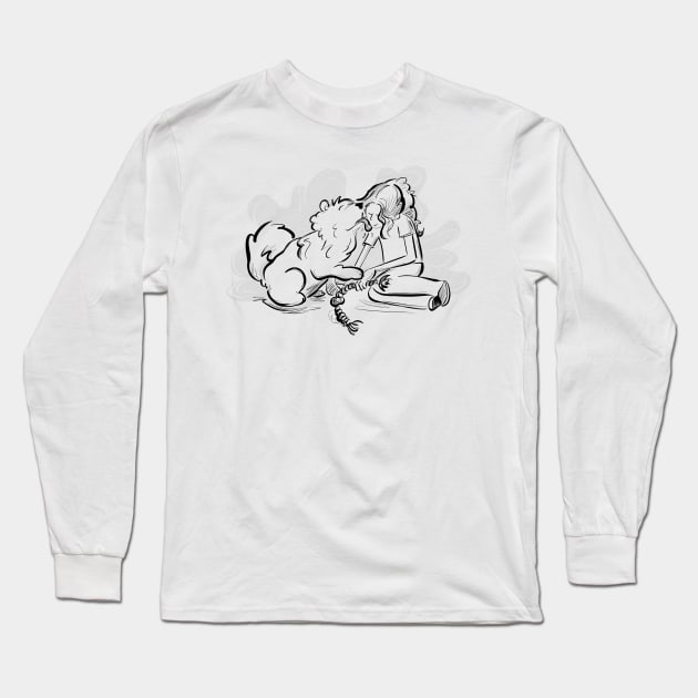 Puppy loves Long Sleeve T-Shirt by Jason's Doodles
